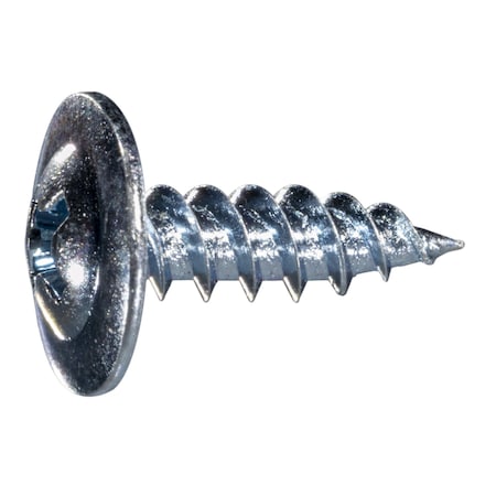Buildright Sheet Metal Screw, #8 x 9/16 in, Zinc Plated Steel Truss Head Phillips Drive, 274 PK 54934